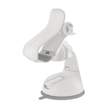 Suport reglabil automobil pentru telefon inteligent , Qoltec , maxim 6.8'' , alb Suport reglabil automobil pentru telefon inteligent , Qoltec , maxim 6.8'' , alb