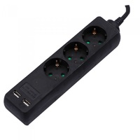 prelungitor v-tac cablu 3x15mm 3 prize 15m cu 2 porturi incarcare usb negru imagen 16_0_
0