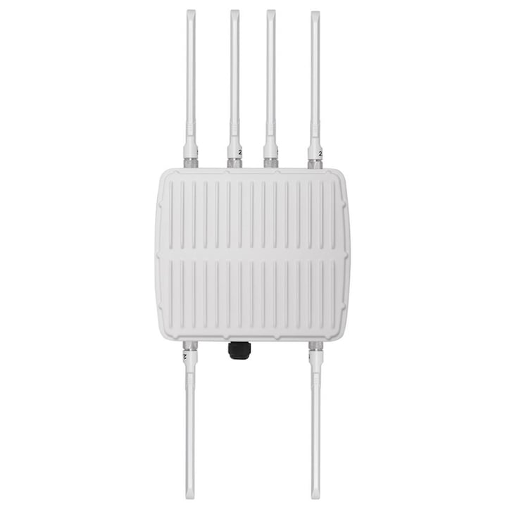 Външно двойно безжично устройство за достъп до интернет, Edimax Technology, OAP1750 3 x 3 AC PoE, Бял