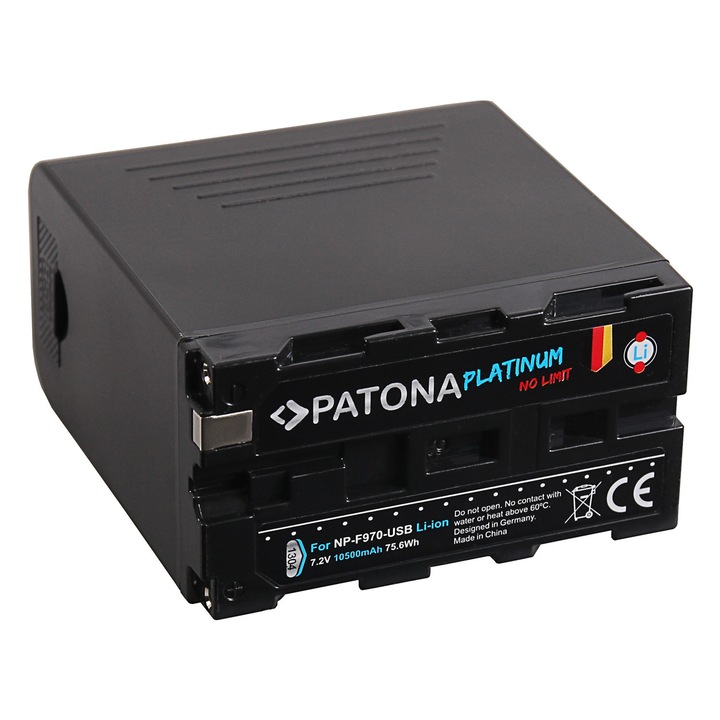 Acumulator PATONA Platinum NP-F990 NP-F970 incl. Powerbank, celule LG