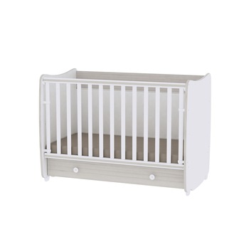 Patut balansoar Lorelli Classic Dream, 60 x 120 cm, transformabil, White Light Oak Patut balansoar Lorelli Classic Dream, 60 x 120 cm, transformabil, White Light Oak