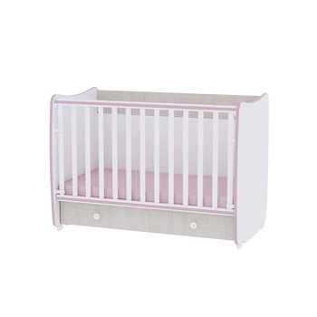 Patut balansoar Lorelli Classic Dream, 60 x 120 cm, transformabil, White Pink Crossline Patut balansoar Lorelli Classic Dream, 60 x 120 cm, transformabil, White Pink Crossline