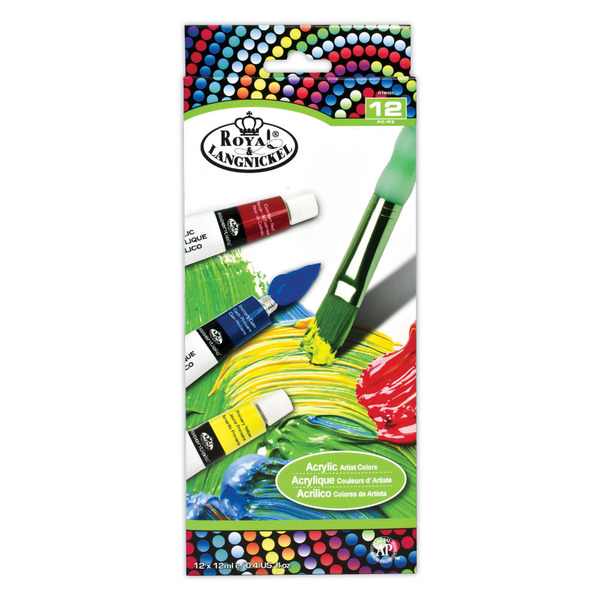 Set culori acrilice 12x12 ml Royal & Langnickel