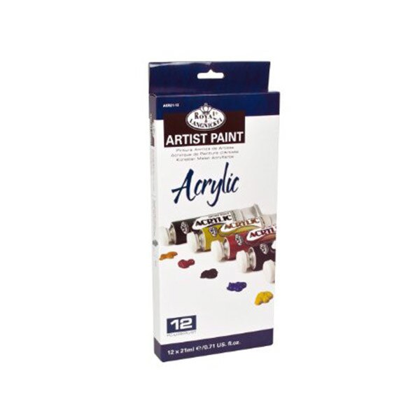 Set culori acrilice 12x21ml Royal & Langnickel
