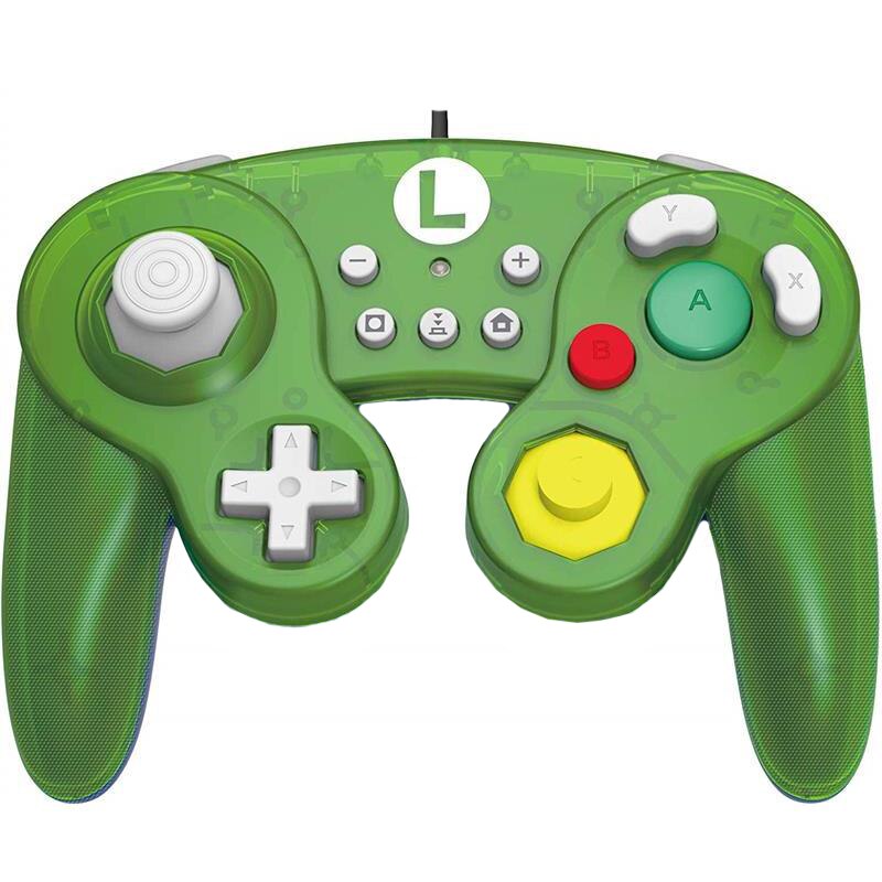 Controller Super Smash Bros Luigi Nintendo Switch Green