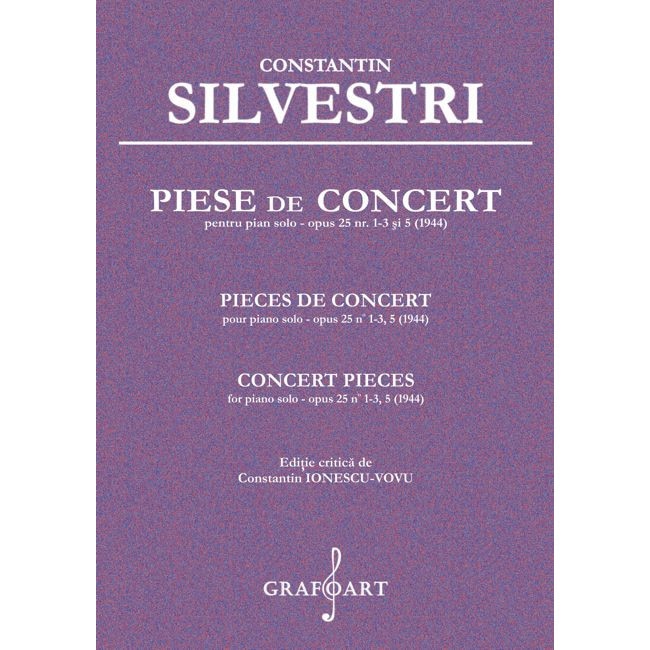 C-tin Silvestri - Piese de concert pentru pian solo op. 25