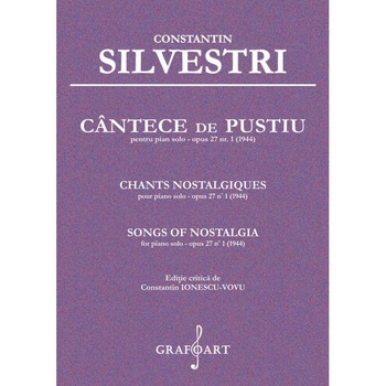 C-tin Silvestri - Cantece de Pustiu - pian solo C-tin Silvestri - Cantece de Pustiu - pian solo