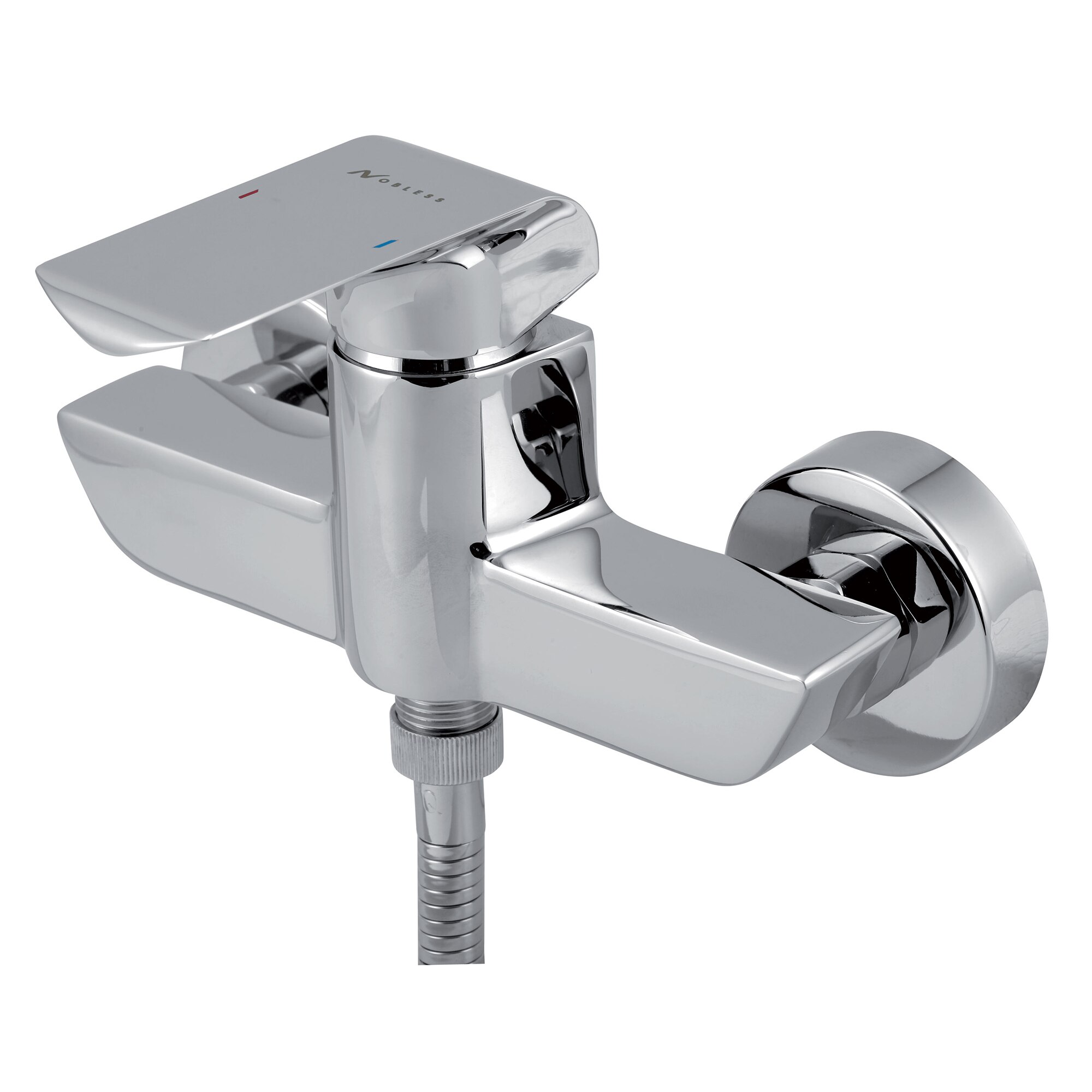 Baterie dus Novaservis Kvadro, crom monocomanda