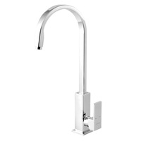 Baterie bucatarie Novaservis Cube, pipa inalta, monocomanda, Crom