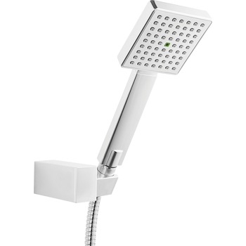 Para dus Ferro Amigo VerdeLine, 1 functie, suport reglabil, furtun flexibil, crom Para dus Ferro Amigo VerdeLine, 1 functie, suport reglabil, furtun flexibil, crom