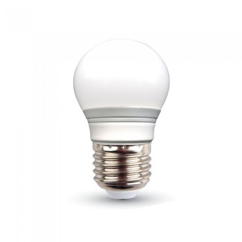 Bec LED V-TAC, E27, G45, 3W (25W), 250 lm, A+, lumina rece Bec LED V-TAC, E27, G45, 3W (25W), 250 lm, A+, lumina rece