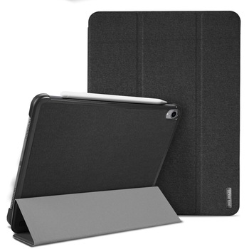 Husa iPad Pro 12.9 2018 DUX DUCIS Domo Series Smart Cover Neagra Husa iPad Pro 12.9 2018 DUX DUCIS Domo Series Smart Cover Neagra