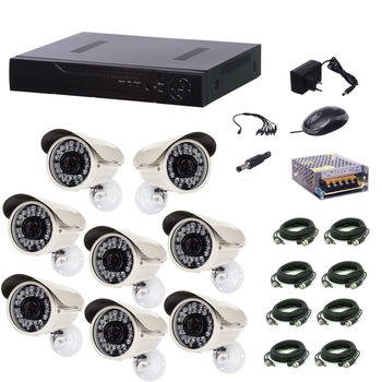 Sistem camere de supraveghere profesional 8 camere si DVR CCTV cu internet si 3G Sistem camere de supraveghere profesional 8 camere si DVR CCTV cu internet si 3G