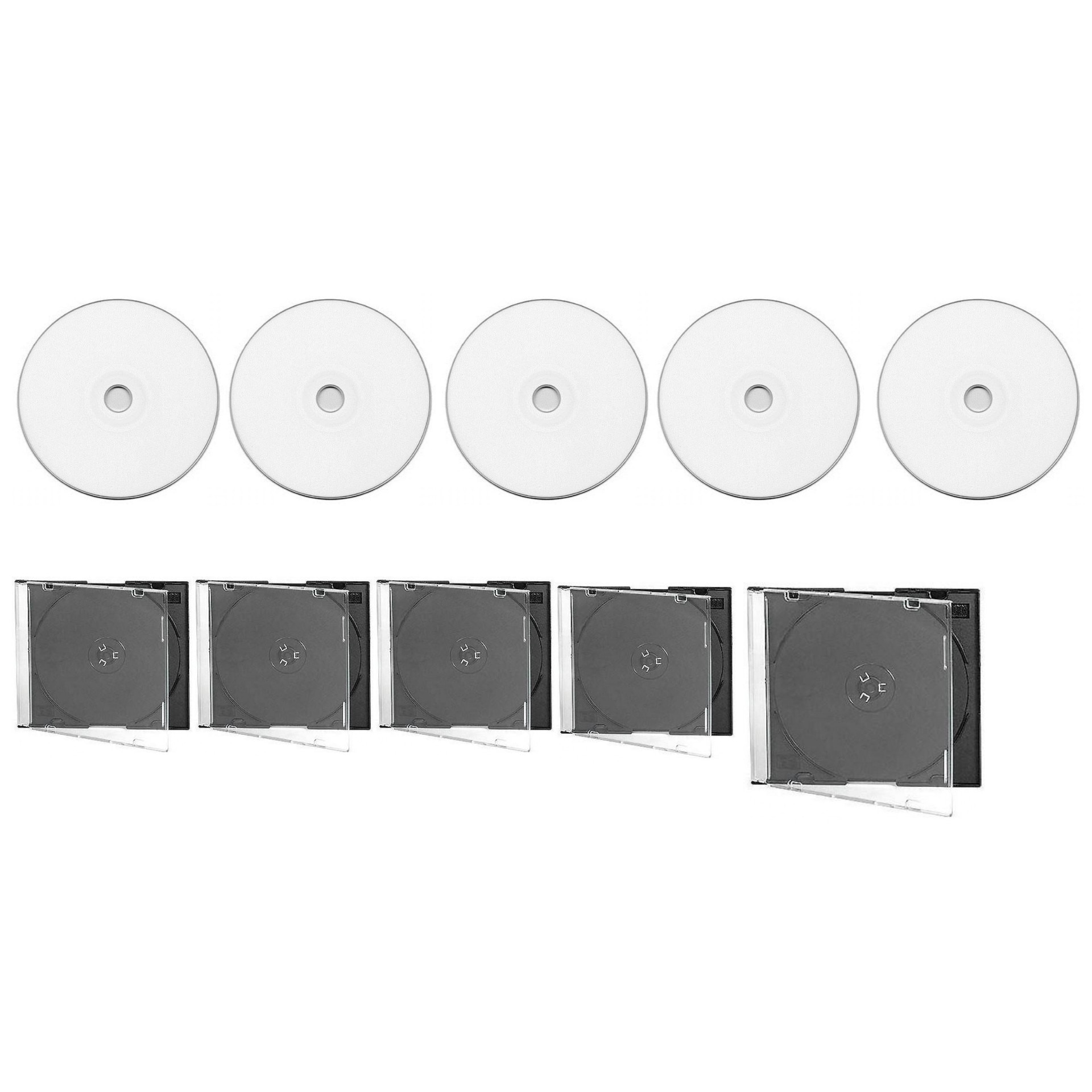 CD-R disc Fortis 700MB/80minute 52x printabil 5 bucati cu carcasa slim inclusa