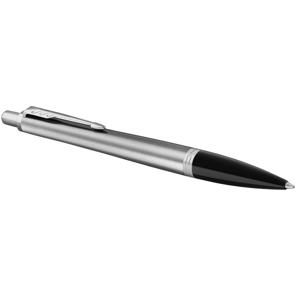 Pix Parker Urban cu design curbat, metal, gri metalizat, breloc inclus din piele ecologica si metal