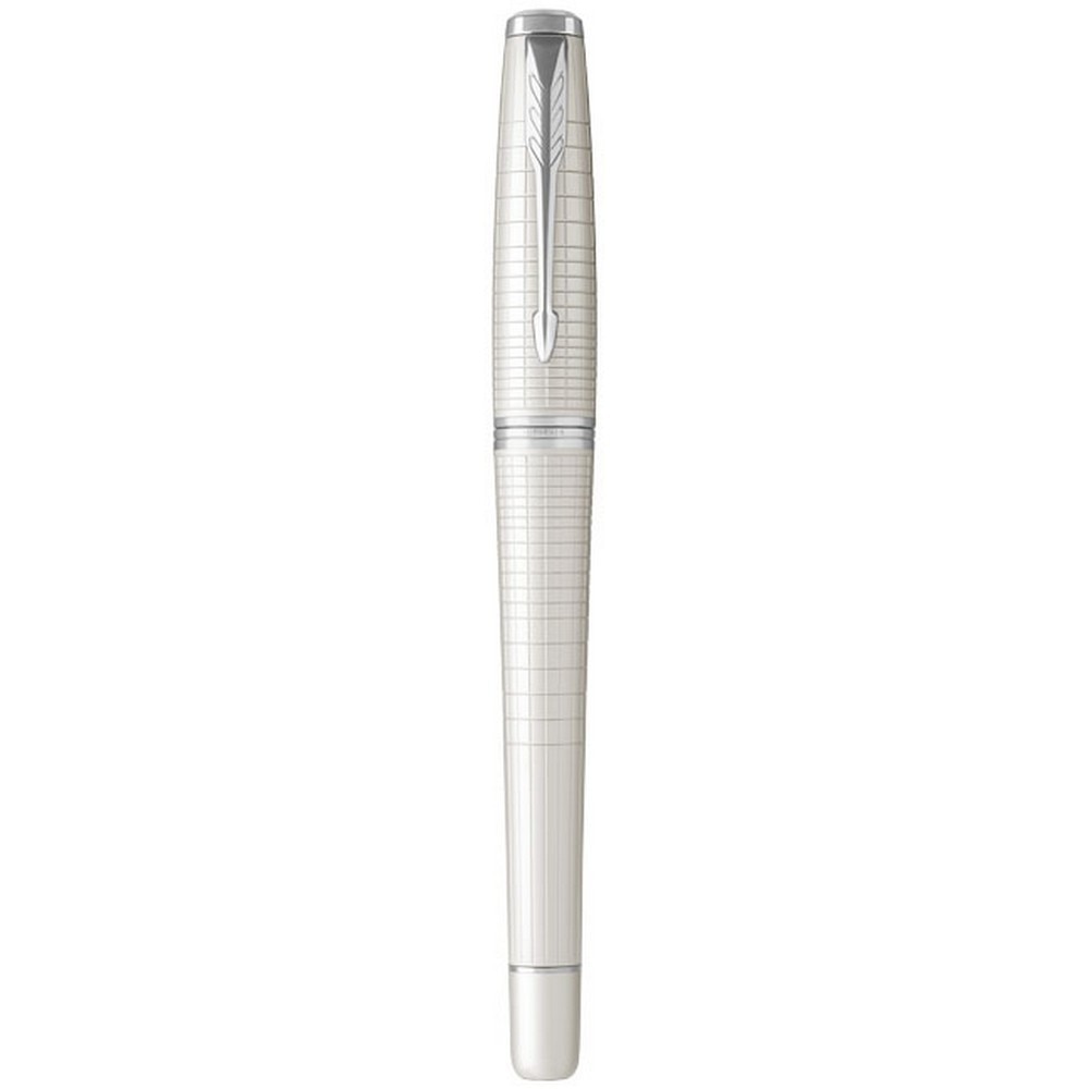 Stilou premium Parker Urban, metal, perla, breloc inclus din piele ecologica si metal