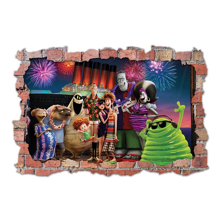 3D стикер Digital Ascend Hotel Transylvania, 60x90cm