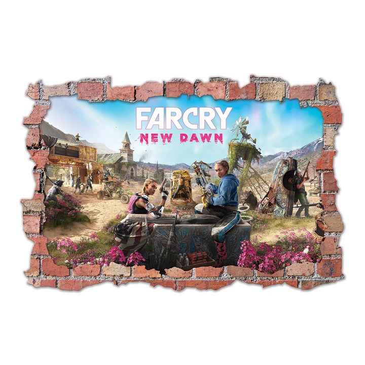 Sticker 3D copii, Stickermania, Far Cry, 60x90 cm