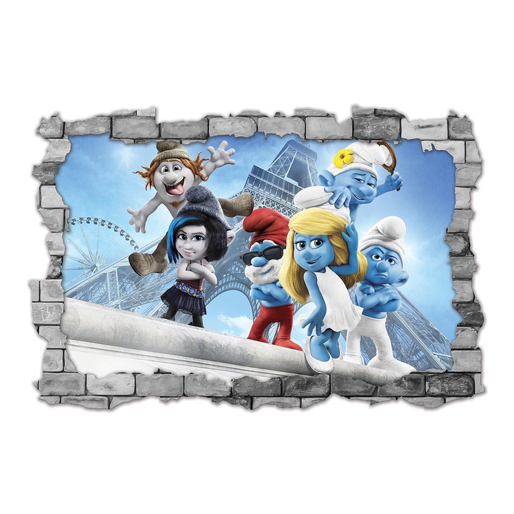 3D стикер Digital Ascend Smurf 8, 60x90cm