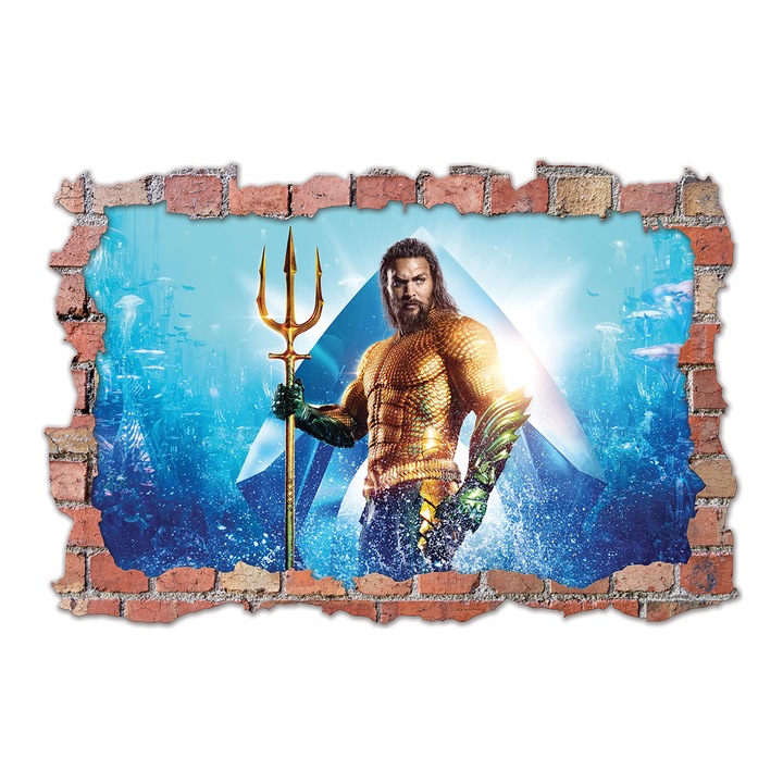 3D стикер Digital Ascend Aquaman , 60x90cm