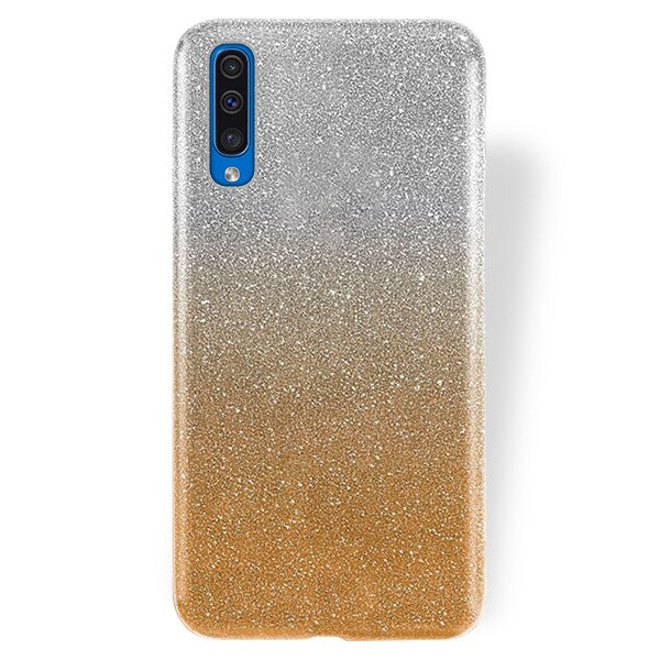 Husa Samsung Galaxy A50 TPU Glitter Transparent / Gold