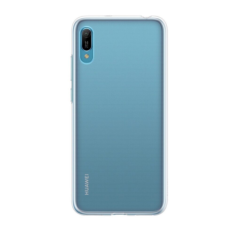 Husa Soft Clear Originala pentru Huawei Y6 (2019), Transparenta