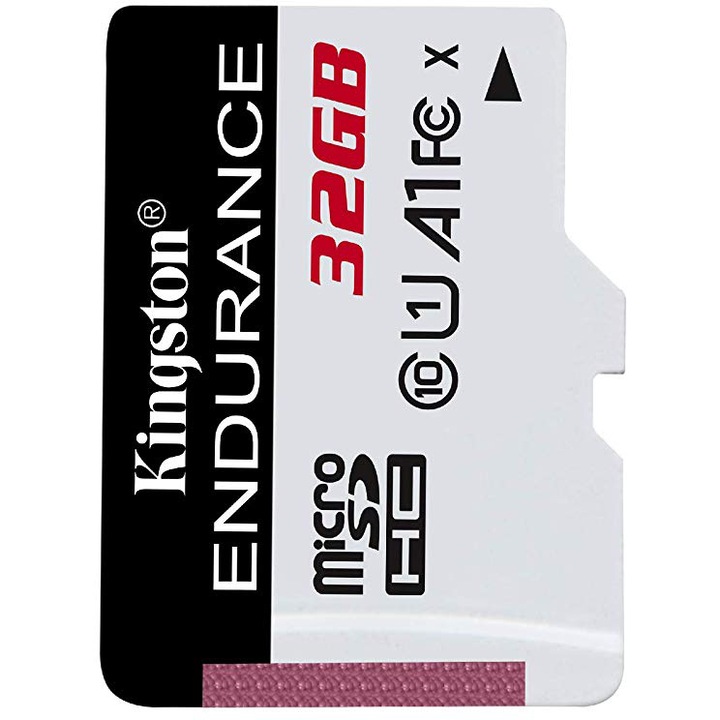 Карта памет Kingston MicroSDHC Endurance, 32GB, 95R/30W, Clasa 10, UHS-I