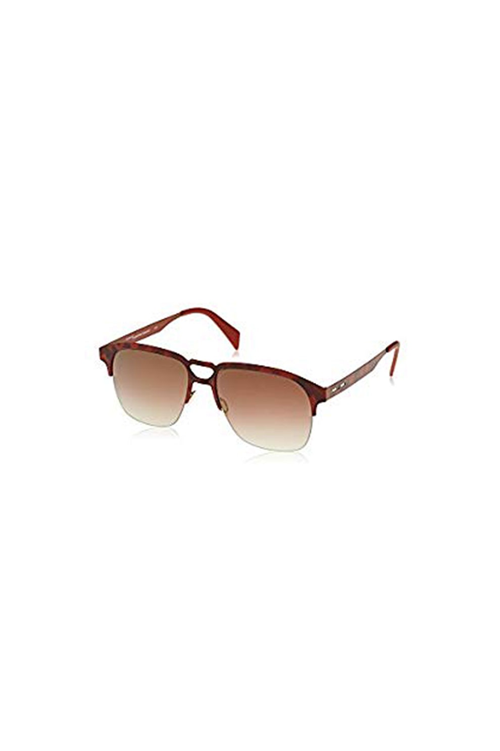 ITALIA INDEPENDENT, Ochelari de soare unisex rotunzi, cu lentile in degrade, Maro, 54-16-145 Standard