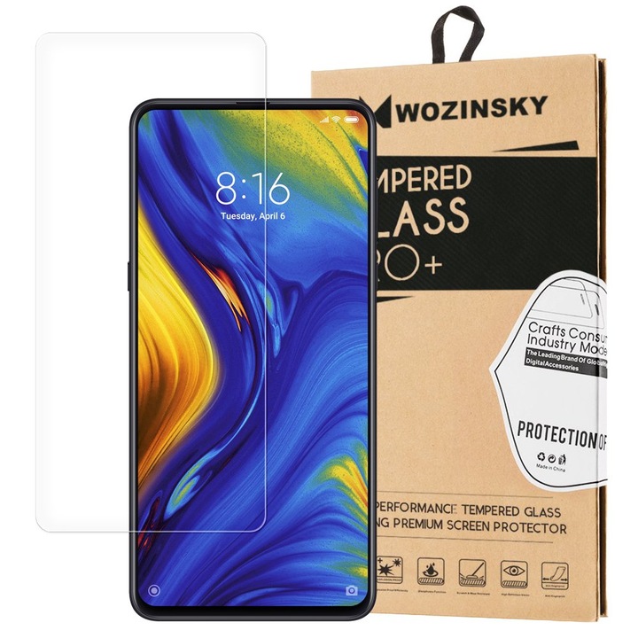 Стъклен протектор за Xiaomi Mi Max 3 - Premium Tempered Glass 9H, Прозрачен