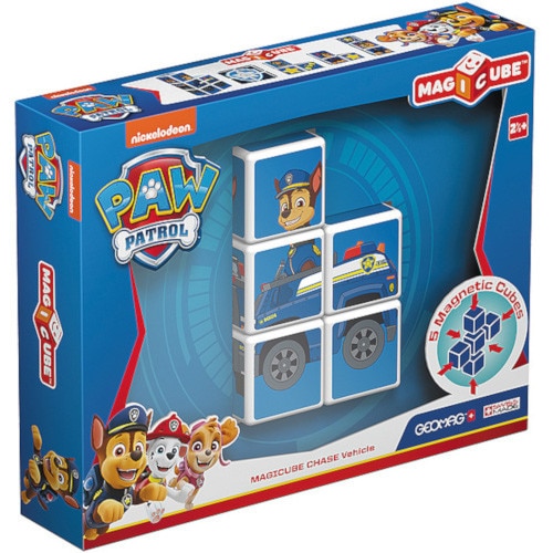 Set de constructie magnetic Geomag, Magicube - Paw Patrol, Chase