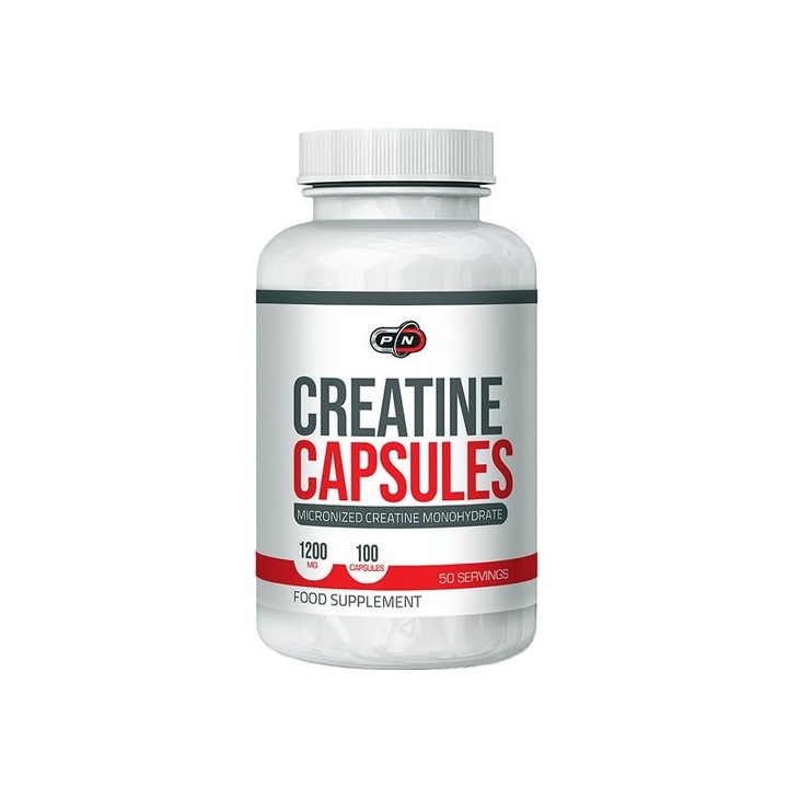 Creatina 1200 mg 100 capsule (Creatina Micronizata monohidrat), Pure Nutrition USA