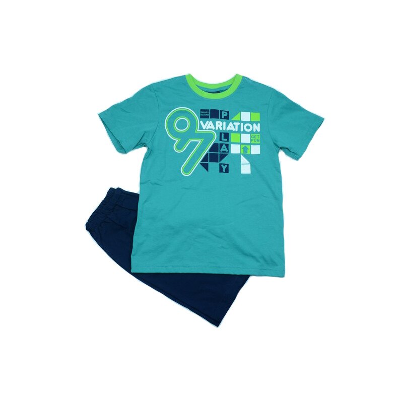 Pijama vara baieti Play Variation GT 3608V, Multicolor, 128