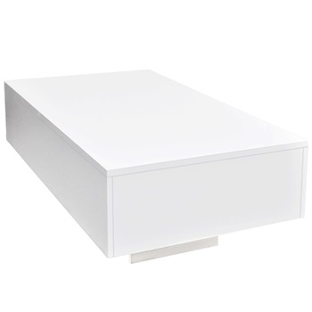 Masuta de cafea lucioasa, vidaXL, alb, 85 x 55 x 31 cm Masuta de cafea lucioasa, vidaXL, alb, 85 x 55 x 31 cm