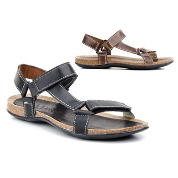 Sandale din Piele pentru Barbati Pepe Agullo Spania, Maro Sandale din Piele pentru Barbati Pepe Agullo Spania, Maro