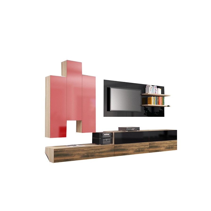 Set Mobilier Livingroom JOIN- 27, pal melaminat, 16 x 28 mm, Cant ABS 0.6 mm