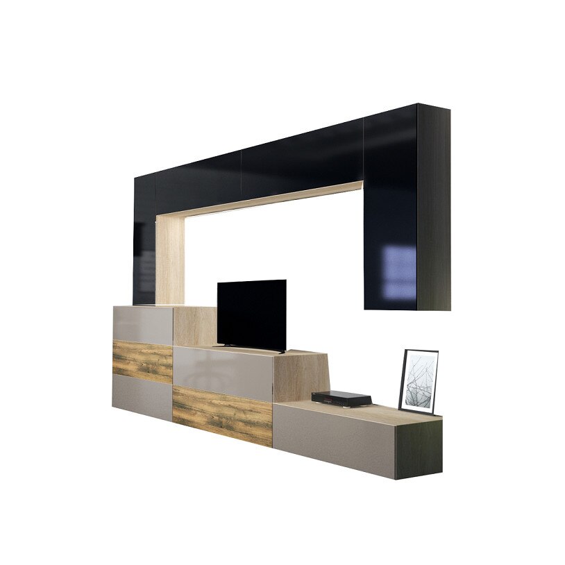 Set Mobilier Livingroom JOIN- 23, pal melaminat, 16 x 28 mm, Cant ABS 0.6 mm