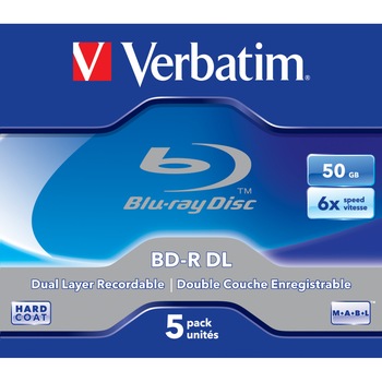 Blu-ray disc Verbatim 50GB 6x HardCoat 1 disc cu carcasa jewel Blu-ray disc Verbatim 50GB 6x HardCoat 1 disc cu carcasa jewel