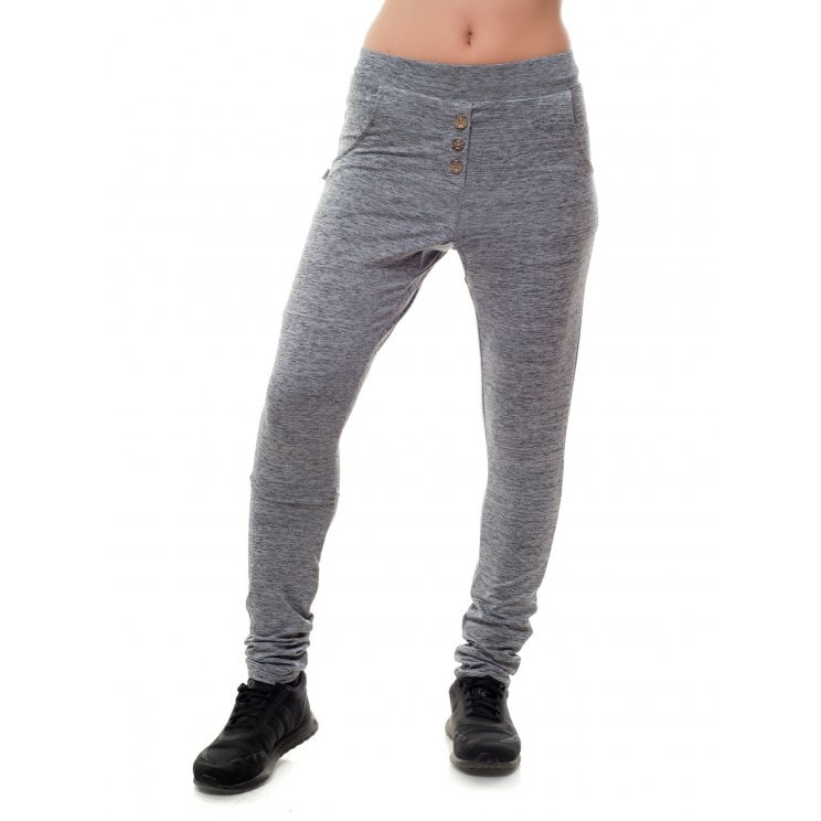 Pantaloni S-LINE URBAN Pentru Femei, Melange negru, M