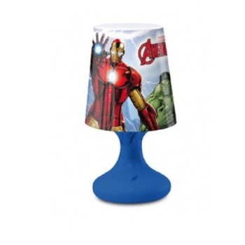 Lampa veghe mini led Avengers albastru 18.5 cm Albastru Lampa veghe mini led Avengers albastru 18.5 cm Albastru