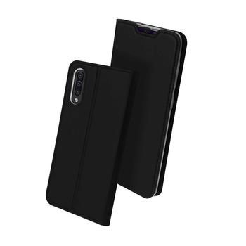 Husa Carte Dux Ducis Anti Amprenta pentru Samsung Galaxy A50 & A30s, Negru Husa Carte Dux Ducis Anti Amprenta pentru Samsung Galaxy A50 & A30s, Negru