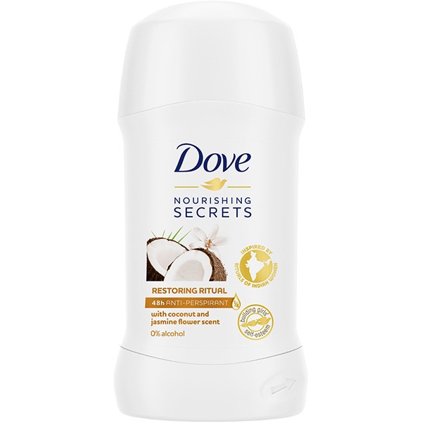Deodorant antiperspirant stick 48h Dove Restoring Ritual with coconut and jasmine flower scent 40ml