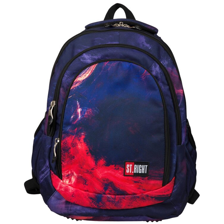 Rucsac Scolar 4 Compartimente St.Right - Flames BP4