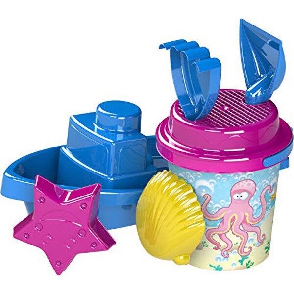 Galetusa pentru nisip , barcuta si 5 accesorii , Robentoys