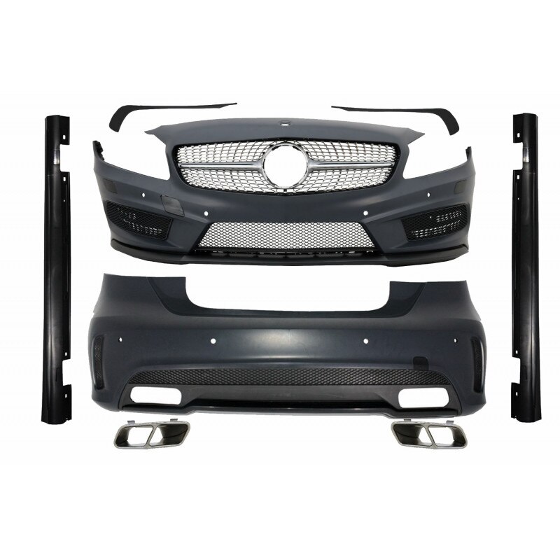 Pachet Exterior Complet compatibil cu MERCEDES A-Class W176 (2012-2018) A45 A Design