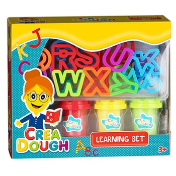 Set Crea-Dough, litere color Set Crea-Dough, litere color
