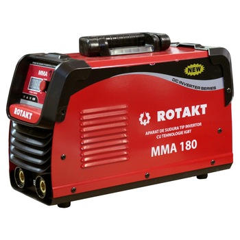 Aparat de tip invertor pentru sudura, ROTAKT MMA 180, 180 A Aparat de tip invertor pentru sudura, ROTAKT MMA 180, 180 A