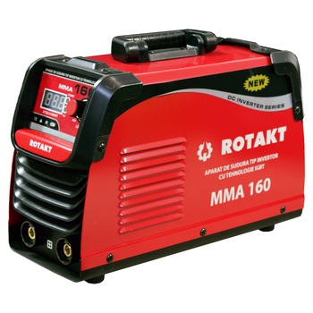 Aparat de tip invertor pentru sudura, ROTAKT MMA 160, 160 A Aparat de tip invertor pentru sudura, ROTAKT MMA 160, 160 A