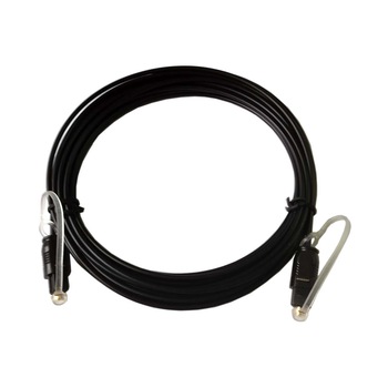 Cablu audio optic digital TosLink S/PDIF, negru, 5 m Cablu audio optic digital TosLink S/PDIF, negru, 5 m