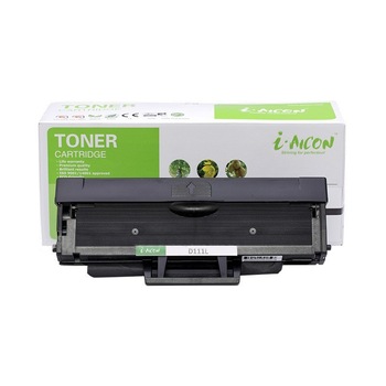 Cartus toner compatibil, i-Aicon, Samsung MLT-D111L, Negru, 1800 pagini Cartus toner compatibil, i-Aicon, Samsung MLT-D111L, Negru, 1800 pagini