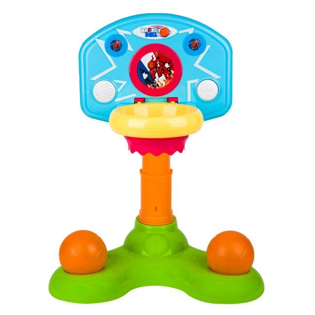 Cos De Baschet Cu Muzica, Multicolor, CST, Bebeking